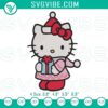 Hello Kitty Merry Christmas embroidery file, featuring a holiday Hello Kitty design perfect for festive projects.