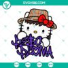 Hello Kitty Peso Pluma vector files with SVG, PNG, DXF, and EPS formats for crafting projects.