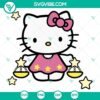 Hello Kitty Libra SVG files for Cricut, featuring a cute pink design, perfect for craft projects.