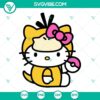 Hello Kitty Psyduck Pokemon SVG with PNG DXF EPS files for download. Cute cat and duck mashup design. Perfect for crafting projects.
