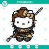 Hello Kitty Rey Star Wars inspired SVG file for Cricut, PNG DXF EPS formats. Great for DIY projects.