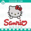 Hello Kitty Sanrio embroidery design, cute instant digital download in Pes format for crafting projects.