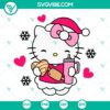 Hello Kitty Stanley Cup & Concha Cake SVG, Merry Christmas SVG File. Festive Hello Kitty design for download in PNG, EPS, and DXF formats.