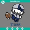 Hello Kitty Tennessee Titans logo design SVG file with PNG, EPS, and DXF formats, ideal for crafting projects.
