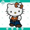 Hello Kitty Texas Longhorns football-themed SVG files for cutting, including PNG, DXF, and EPS formats for crafts and DIY projects.