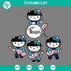 Hello Kitty The Beatles SVG File with The Beatles SVG Images in PNG, EPS, & DXF formats. Ideal for crafting and design projects.