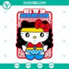 Hello Kitty Wonder Woman SVG images with PNG, DXF, EPS formats. Cute and iconic design in superhero theme for crafting projects.