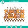 Stylish Hello Pumpkin Season SVG images in PNG, DXF, and EPS formats for Halloween and autumn crafts.