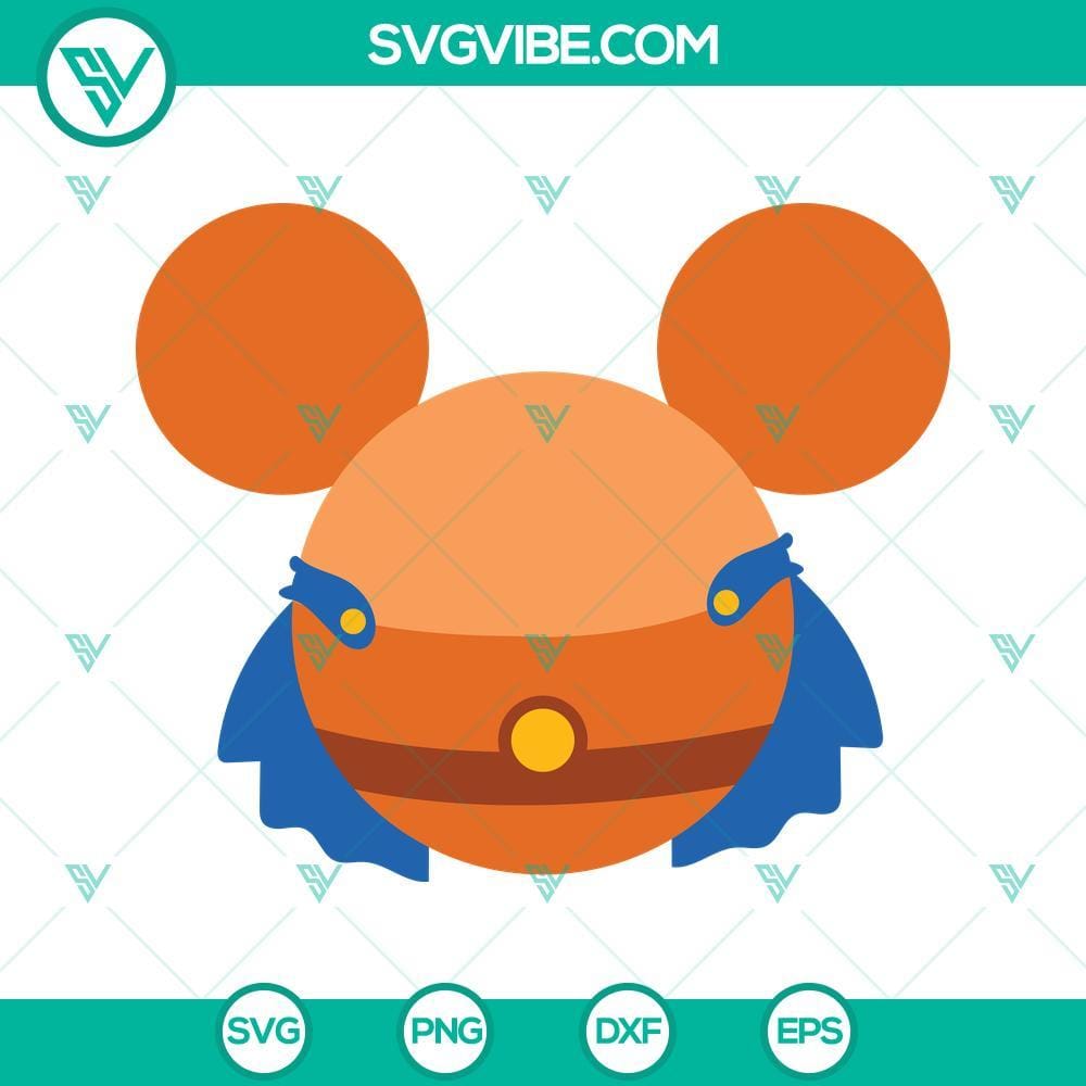 Hercules Mickey Mouse Ears SVG PNG DXF EPS Cut Files Hercules Mickey Mouse Ears SVG file featuring Disney design with PNG, DXF, and EPS formats for crafting projects.