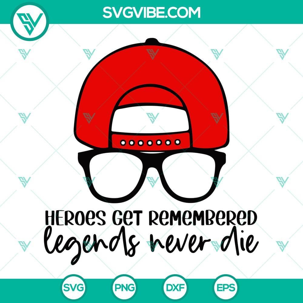heroes-get-remembered-svg-legends-never-die-svg-the-sandlot-inspired-svg-baseball-movie-svg-png-dxf-eps-4-mockup.jpg Sandlot inspired SVG design with quote "Heroes Get Remembered, Legends Never Die" perfect for crafting projects.