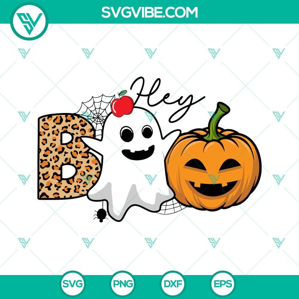 hey-boo-halloween-svg-leopard-boo-ghost-pumpkin-halloween-svg-funny-cute-ghost-svg-2-mockup.jpg Leopard print boo ghost and pumpkin Halloween SVG files download for a spooky and stylish Halloween crafting project.