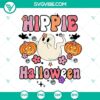 Hippie Halloween SVG Files featuring Ghost And Pumpkin designs for Halloween crafts and projects.