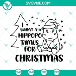 Hippo Christmas SVG files for Cricut, featuring festive holiday designs perfect for crafting projects.