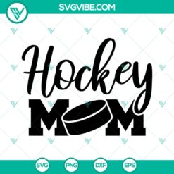 Hockey Mom SVG Download for Game Day - Sports Mama SVG File perfect for sports moms.