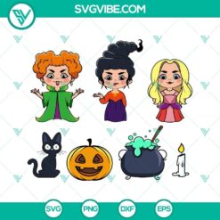 Hocus Pocus SVG Image Bundle, Hocus Pocus Characters SVG Download PNG Designs 8