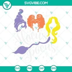 Hocus Pocus SVG File, Sanderson Sisters SVG File, Halloween Witch SVG Images Cut