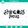Hocus Pocus, Snake, Black Cat, and Witch’s Cauldron SVG designs for Halloween crafts and projects.