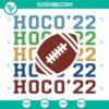 Family Homecoming 2022 SVG file for shirts featuring sports mom design. Hoco 22 SVG download ideal for creating custom family tees.