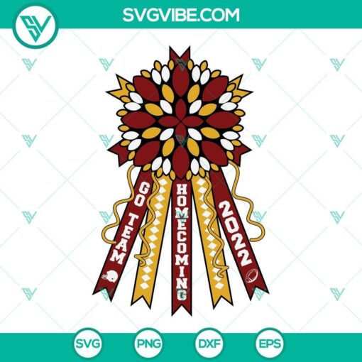 Homecoming mum, Go Team, football spirit SVG design for 2022. Perfect for DIY spirit shirt. Great for football fans.