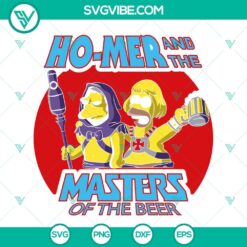 Homer Simpson SVG images, The Simpsons SVG download in PNG, DXF, EPS format for Cricut designs.