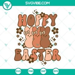 Hoppy Easter SVG Image, Happy Easter SVG Image, Easter SVG Files, Easter Print And