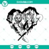 Chucky and Tiffany horror movie couple SVG files with Chucky images.