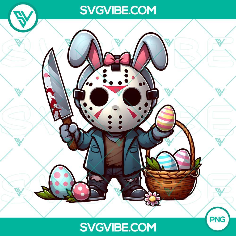 Horror Jason Voohees Easter Eggs PNG Download, Horror Killer Easter Bunny PNG File Horror Jason Voorhees Easter Eggs and Killer Easter Bunny PNG file for download. Perfect for Halloween designs.
