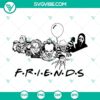 Horror movie friends SVG bundle with scary movie designs for download.