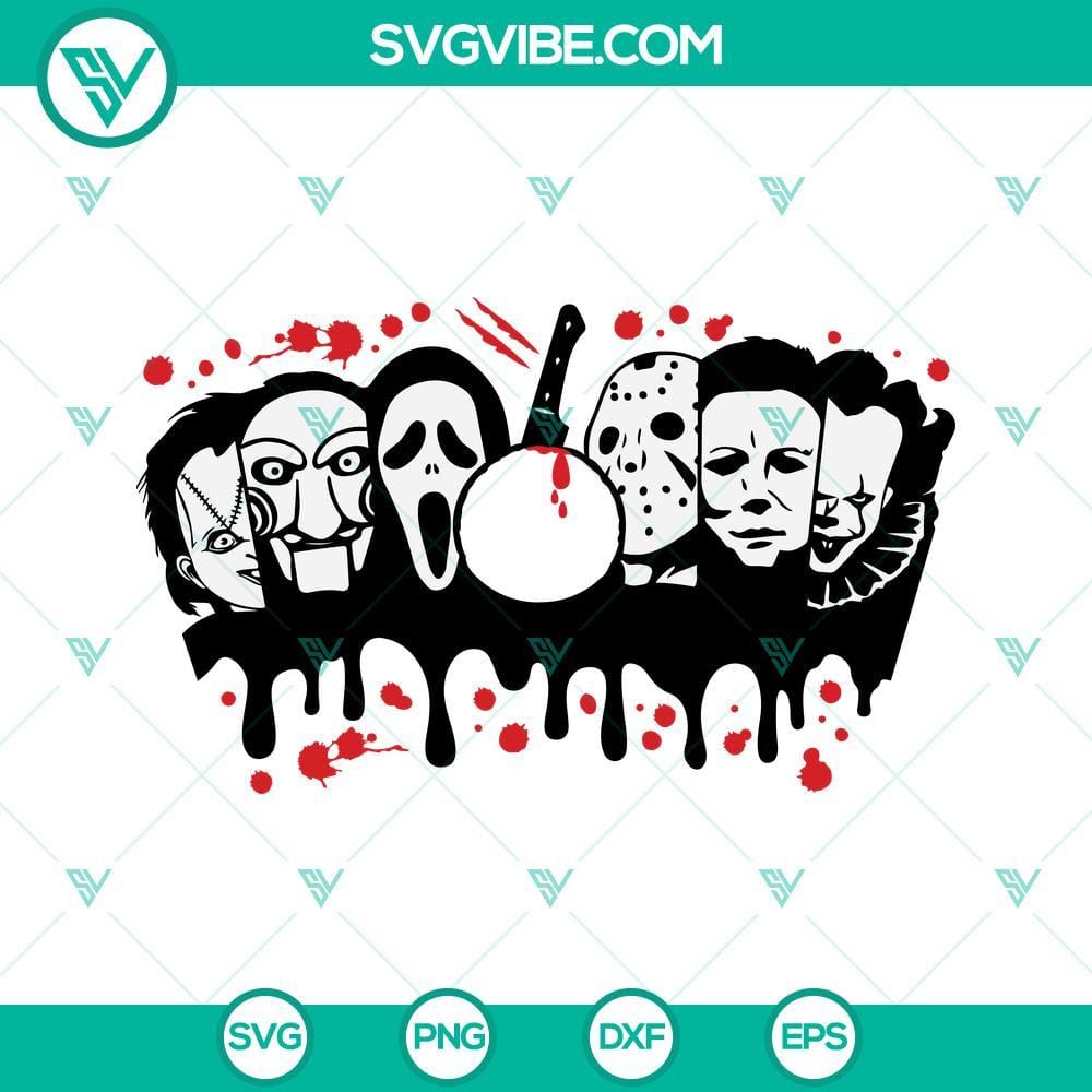horror-movie-starbucks-cup-svg-halloween-full-wrap-starbucks-svg-scary-movie-cold-cup-svg-files-for-cricut-silhouette-1-mockup.jpg Horror movie themed Starbucks cup SVG for Halloween, full wrap design for download.