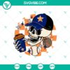 Houston Astros skeleton themed SVG download featuring PNG, DXF, and EPS files for baseball fans. Ideal for craft projects.