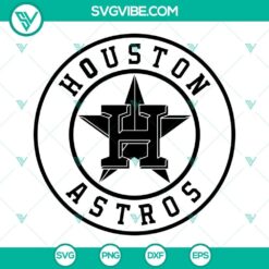 Astros baseball logo SVG files for download in PNG, DXF, and EPS formats. Great for crafting and sports fans alike.