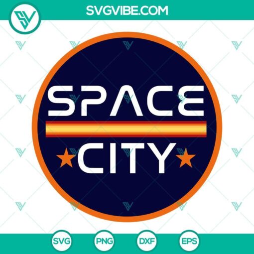 Houston Astros Space City logo digital download in SVG, PNG, DXF, and EPS formats. Ideal for fans of the MLB team.