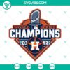 Houston Astros World Series Champions 2022 SVG image in PNG, DXF, and EPS format for Cricut crafting.
