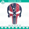 Houston Texans skull embroidery file, NFL football team logo design on a digital product.