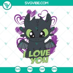 How to Train Your Dragon Valentine SVG featuring Toothless and Light Fury, ideal for crafting projects. Download now!