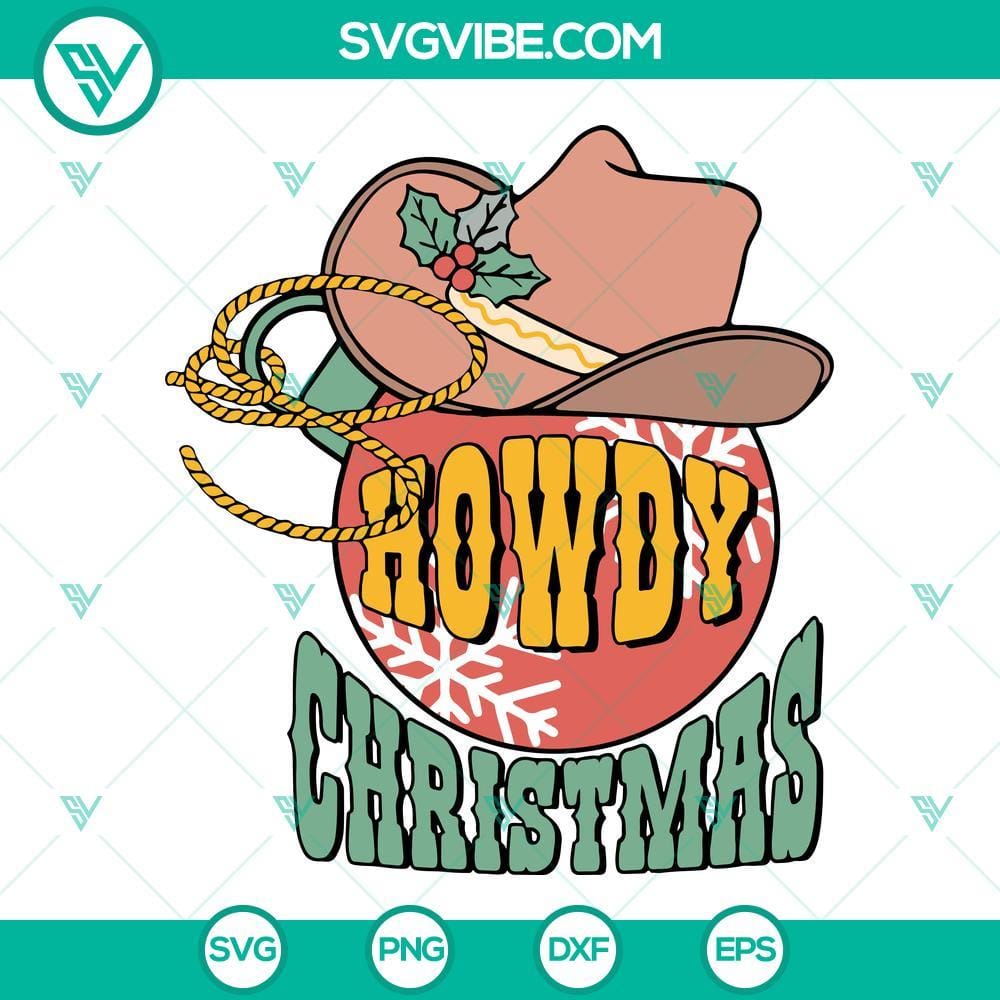 howdy-christmas-svg-country-christmas-svg-western-christmas-svg-cowboy-hat-christmas-svg-10-mockup.jpg Country Christmas SVG images with a western theme for download. Howdy Christmas design in a digital format. Great for holiday crafts.