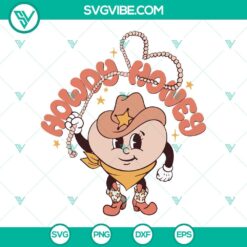 Cowboy-themed Valentines Day SVG file with "Howdy Honey" design and heart shaped cowboy hat, boots, and horseshoe. Perfect for Western-themed crafts.