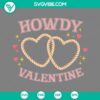 Howdy Valentine SVG Download featuring Western Valentines Day design, PNG files for Sublimation printing, ideal for crafts and décor.