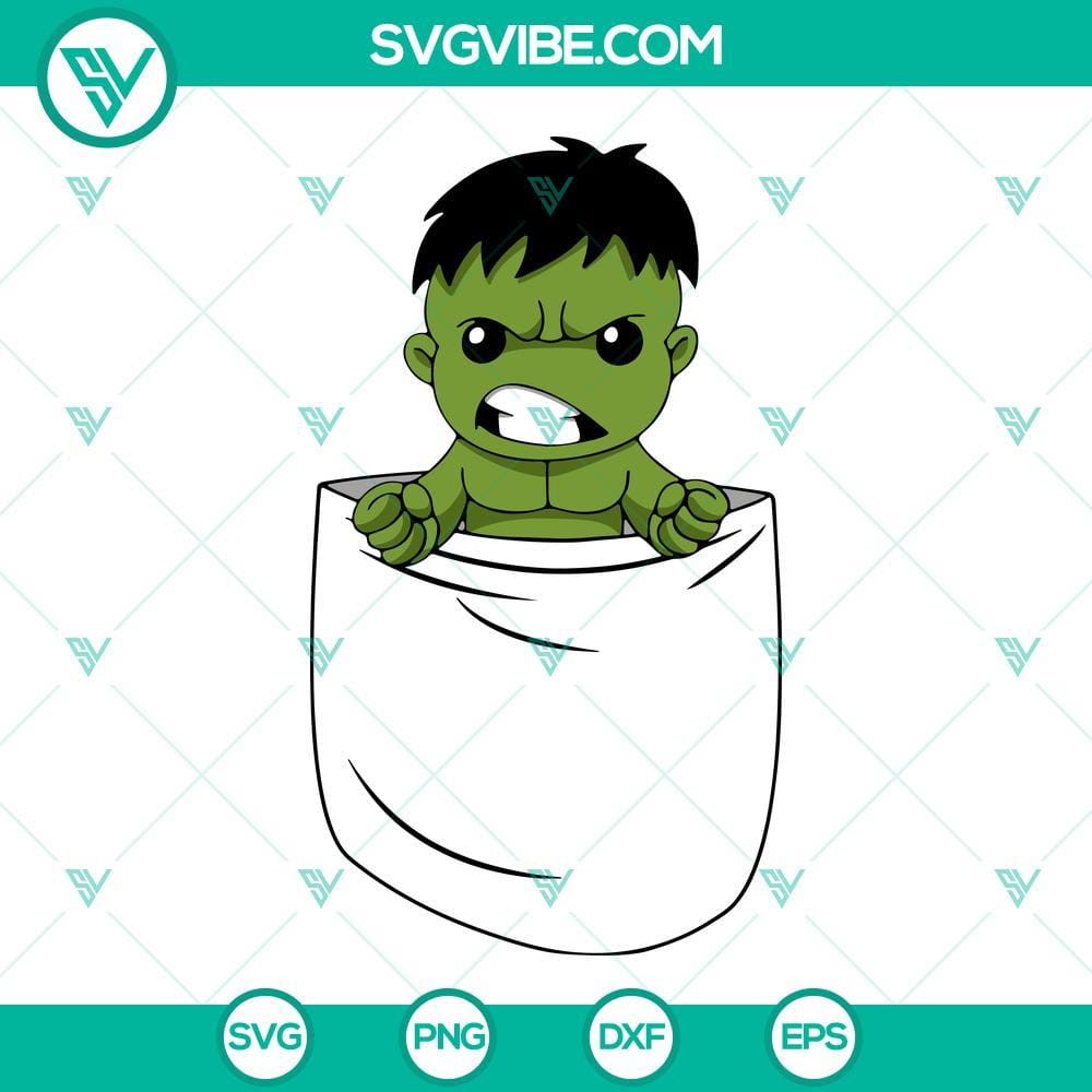 Hulk SVG, Hulk Chibi SVG, Avengers SVG Cut File Hulk Chibi and Avengers SVG cut files for digital crafting projects.