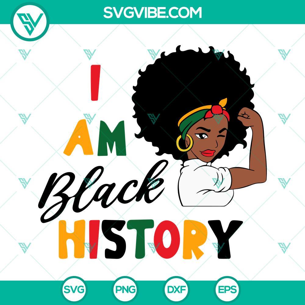 i-am-black-history-svg-black-girl-svg-juneteenth-svg-black-history-month-svg-png-dxf-eps-cut-files-3-mockup.jpg Black History SVG files with Black Girl and Juneteenth designs, perfect for celebrating Black culture and history.