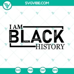 Black History SVG file with melanin and Black Definition design for download, perfect for digital projects.