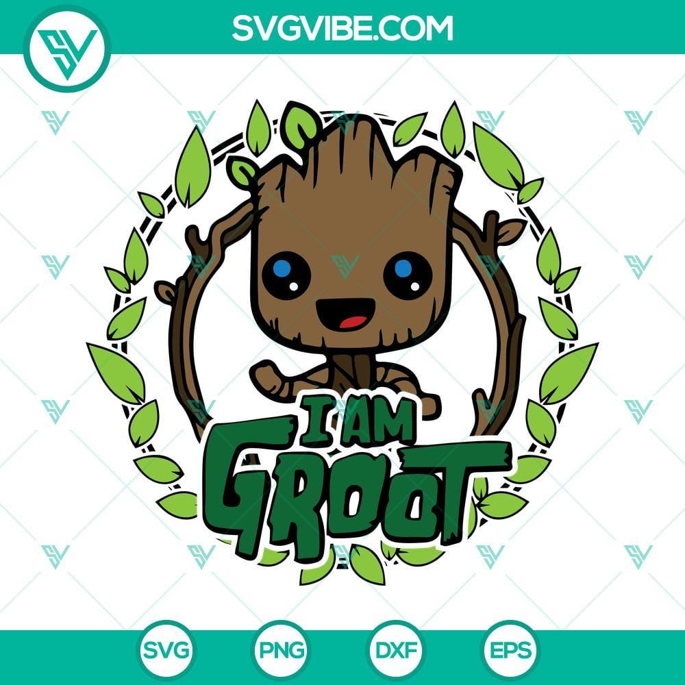 I AM GROOT 2022 SVG, BABY GROOT 2022 SVG, Guardians Of The Galaxy SVG I AM GROOT 2022 SVG and BABY GROOT 2022 SVG files with Guardians Of The Galaxy theme, ideal for crafting projects.