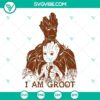 Groot SVG file for download with Marvel Guardians of the Galaxy design in PNG, DXF, and EPS formats.