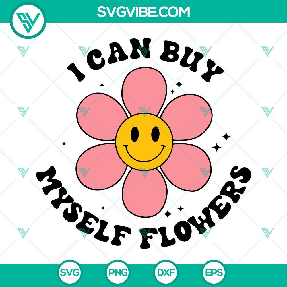 i-can-buy-myself-flowers-svg-inspirational-svg-miley-cyrus-flowers-svg-retro-smile-svg-png-dxf-eps-7-mockup.jpg "I Can Buy Myself Flowers SVG images featuring inspirational quotes by Miley Cyrus, perfect for crafting projects and motivation."