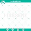 I Dissent RBG SVG design with Ruth Bader Ginsburg portrait, downloadable PNG, DXF, and EPS files. Ideal for crafts and projects.
