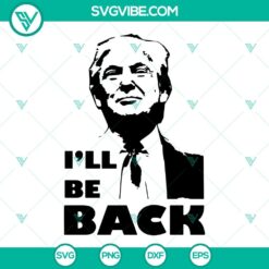 2024 Trump SVG design for download, featuring Donald Trump, available in PNG, DXF, and EPS formats for cutting.