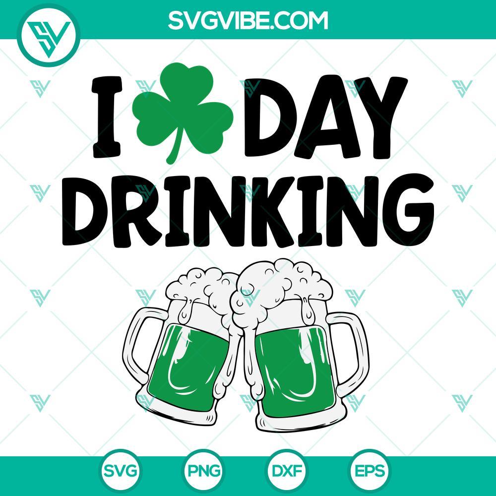 i-love-day-drinking-svg-irish-beer-svg-shamrock-svg-st-patrick-s-drinks-svg-png-dxf-eps-8-mockup.jpg St. Patrick's Day themed SVG with "I Love Day Drinking" slogan, Irish beer, and shamrock design. Ideal for festive DIY projects.