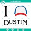 "I Love Dustin SVG Download inspired by Dustin from Stranger Things. Ideal for fan projects, shirts, and crafts. Unique and trendy design."