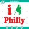 Philadelphia Phillies themed SVG download with logo and text "I Love Philly", available in PNG, DXF, and EPS formats.