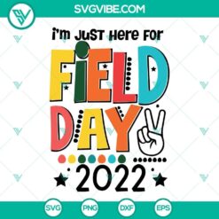 Field Day 2022 SVG files featuring boy and girl designs, perfect for school events.